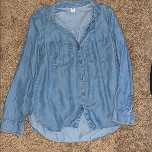 Old navy denim style shirt
